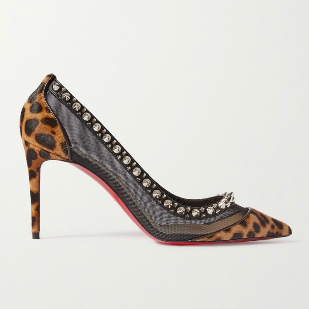 COPY - Christian Louboutin Galativi Spike Pump 37.5 BNIB